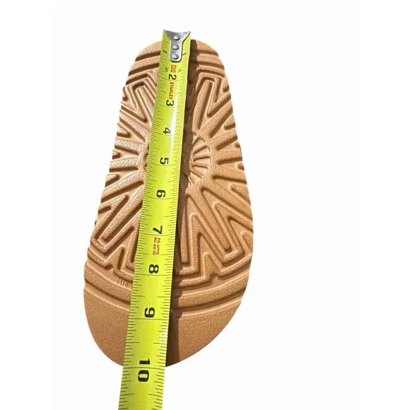 UGG GOLDENSTAR VILLA CLOG CHESTNUT SUEDE PLATFORM WOMEN'S SANDALS SIZE US 6 - Picture 5 of 7